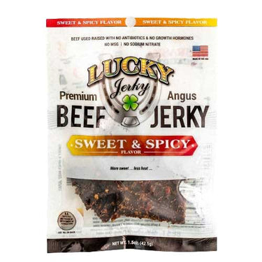 Sweet and Spicy Beef Jerky | 1.5 oz. Bag | All Natural Jerky | Big, Bold Flavor